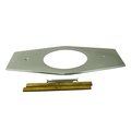 Westbrass One-Hole Remodel Plate for Moen and Delta in Satin Nickel D502-07